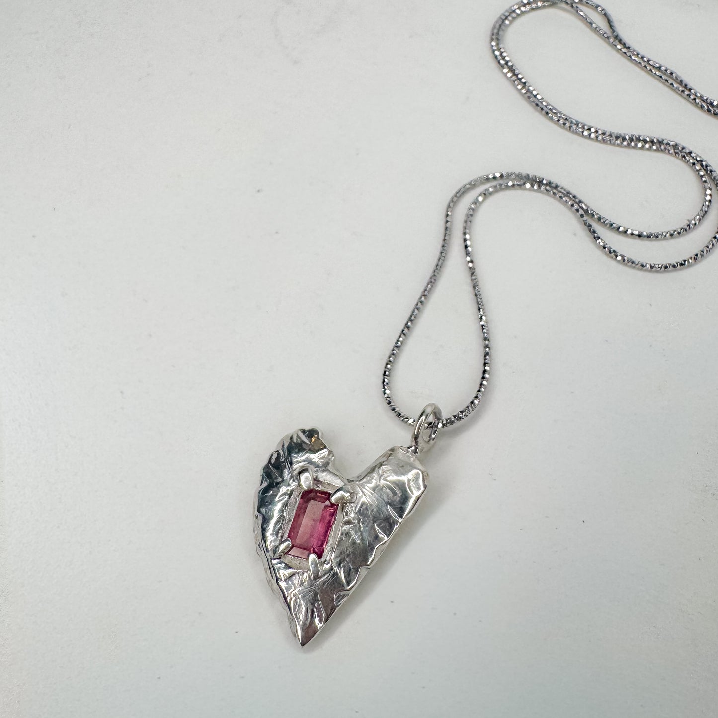 Rocky Heart Necklace