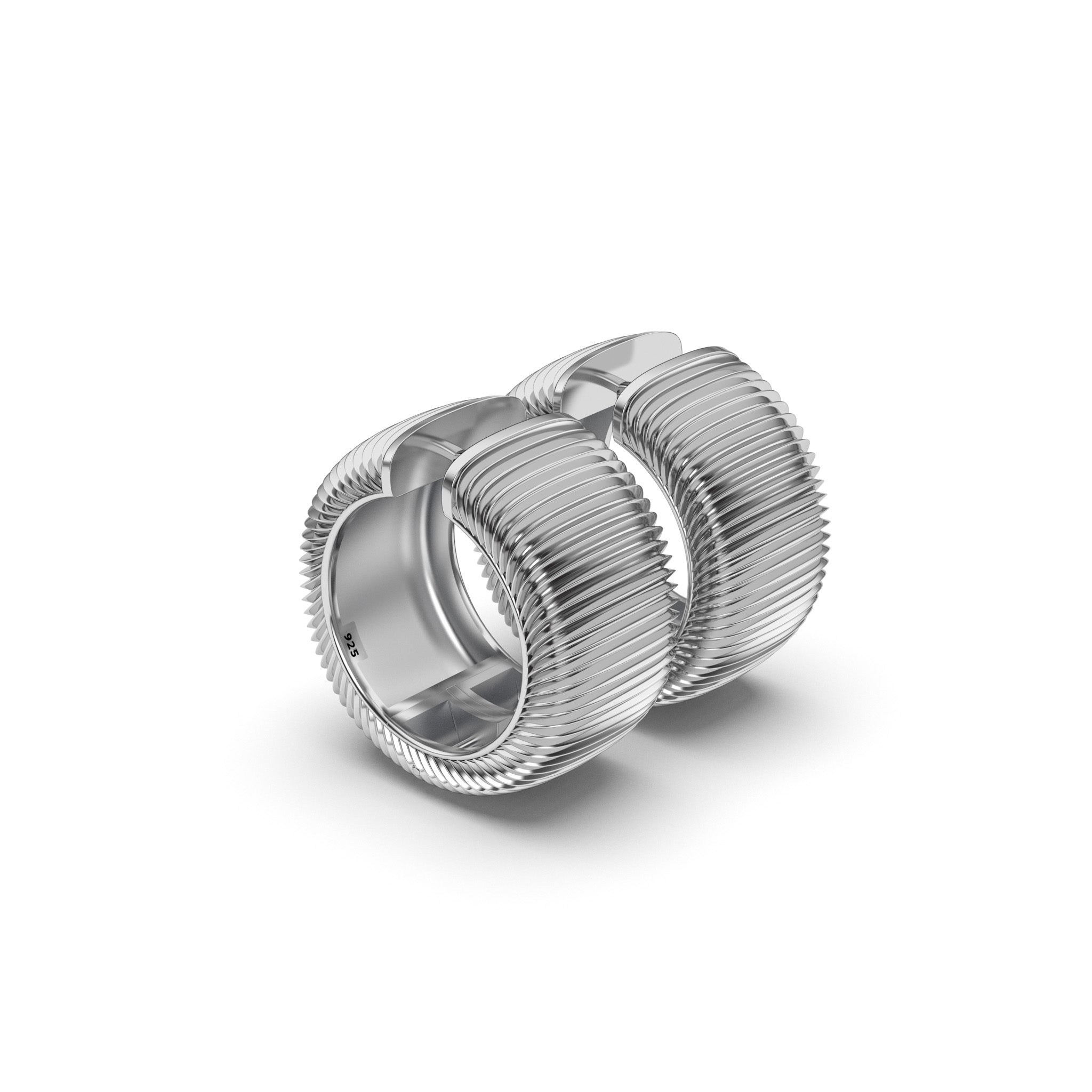 Rigid Jumbo Hoops Earrings