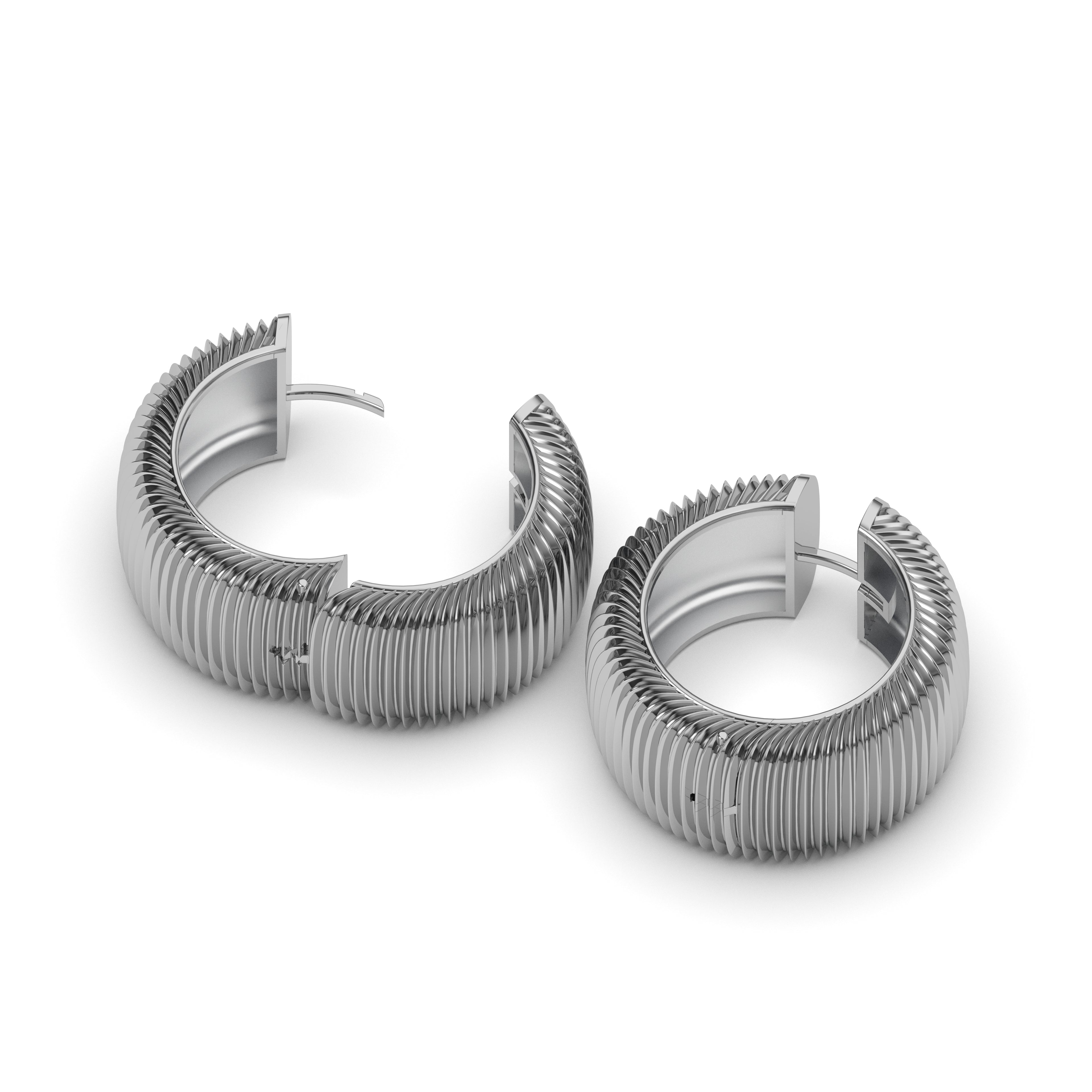 Rigid Jumbo Hoops Earrings