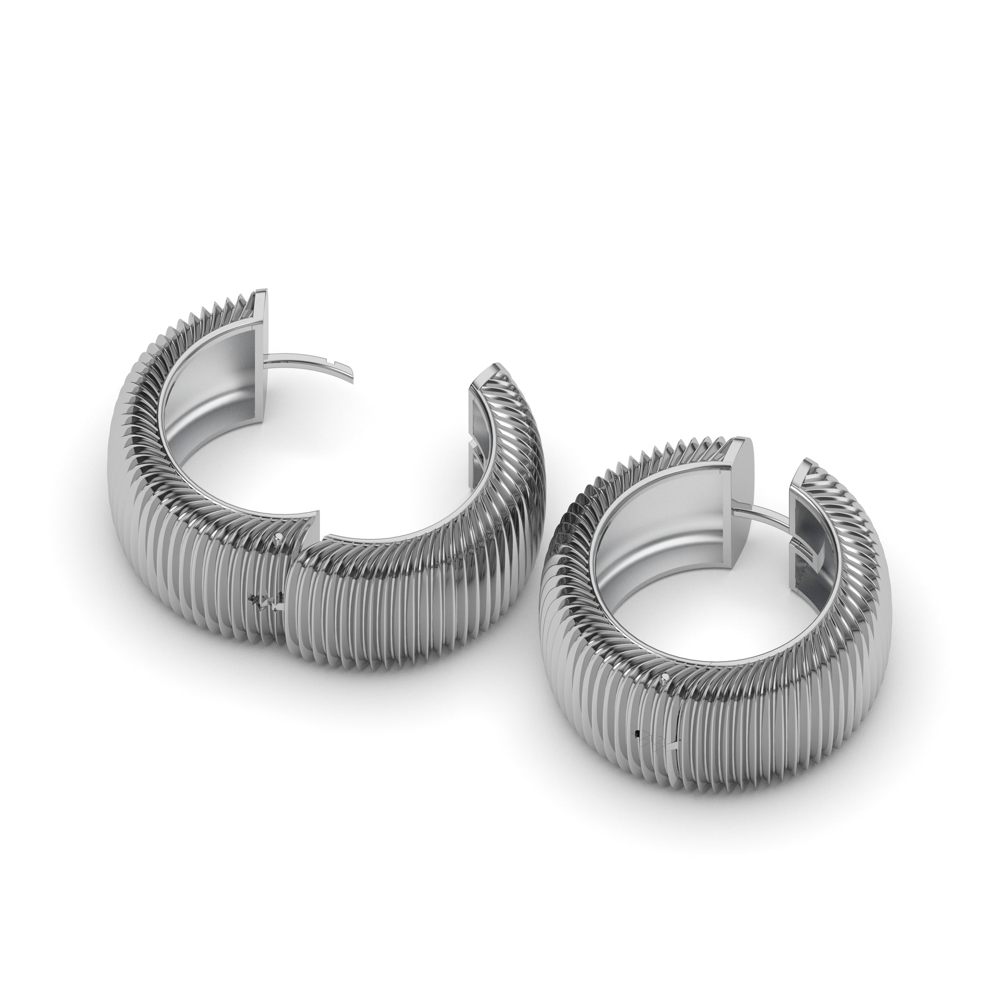 Rigid Jumbo Hoops Earrings