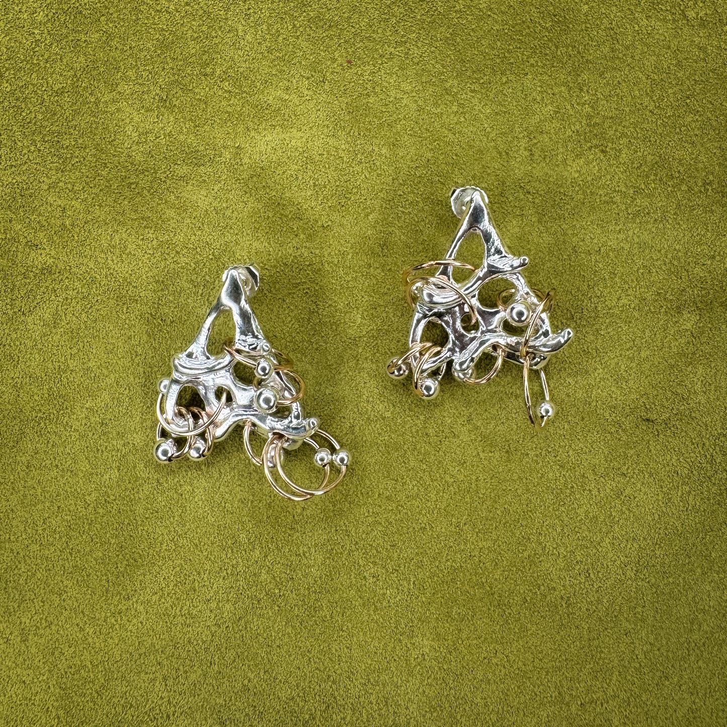 Tangle Heart Earrings