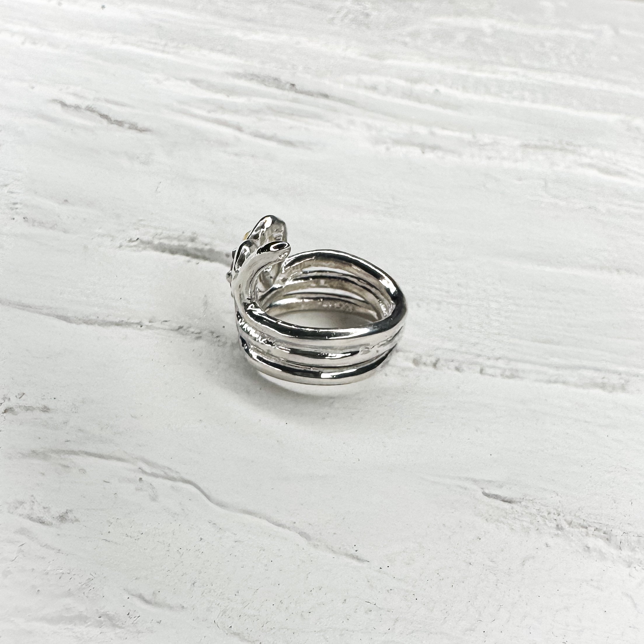 Dripping Broken Heart Ring