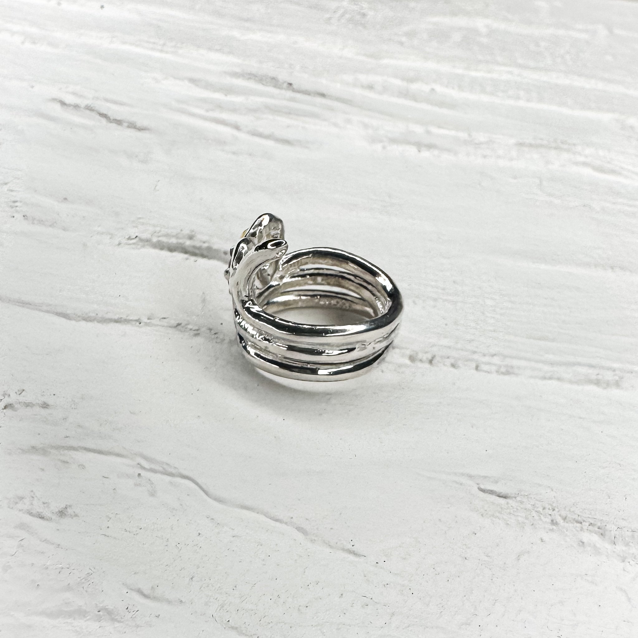 Dripping Broken Heart Ring