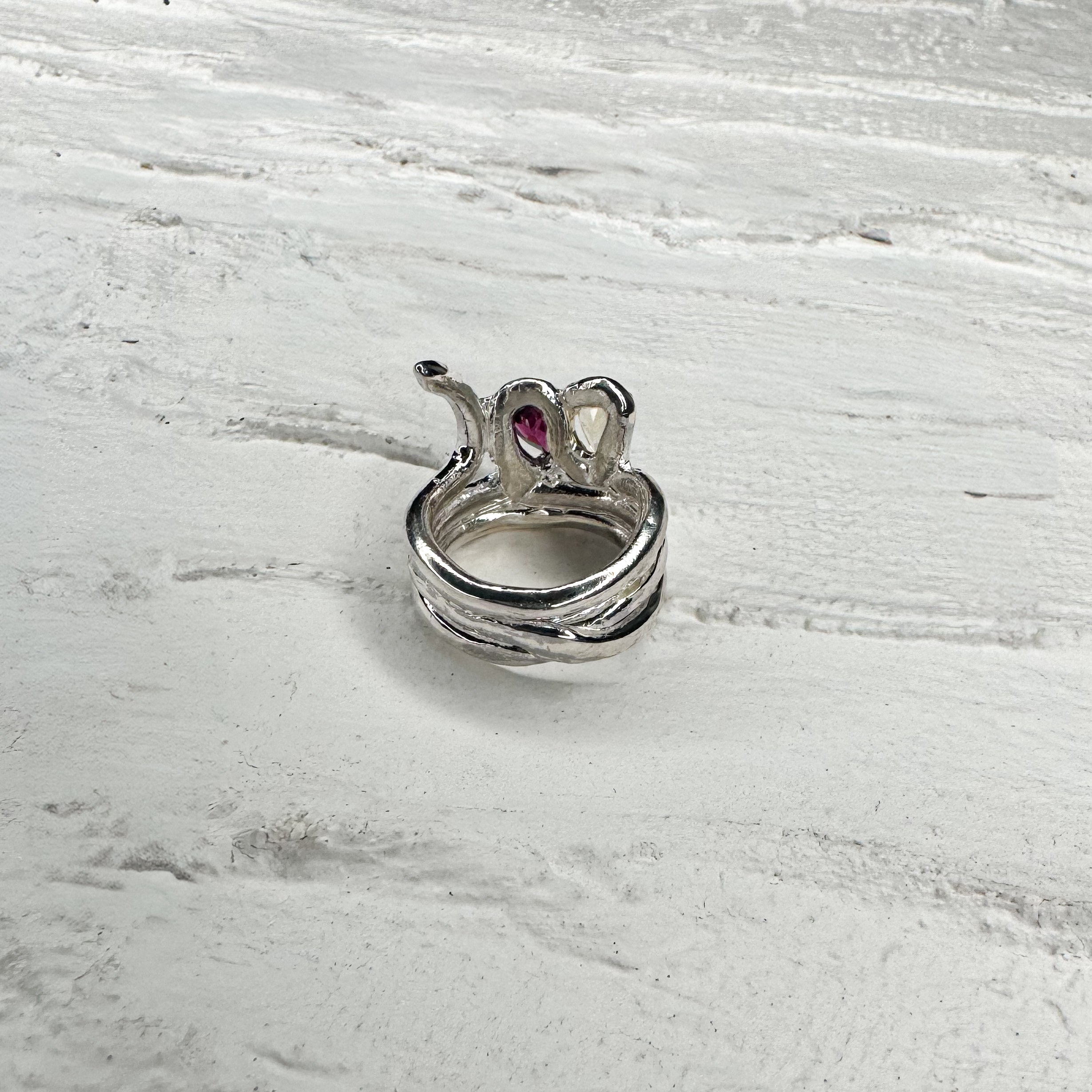 Dripping Broken Heart Ring