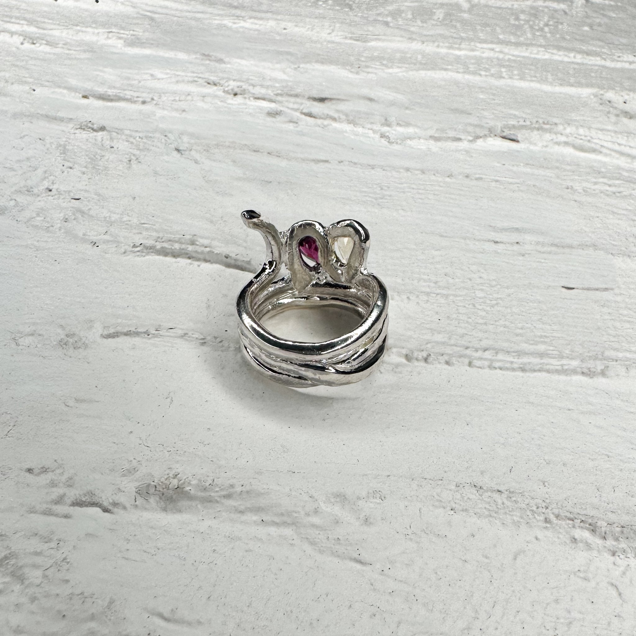 Dripping Broken Heart Ring