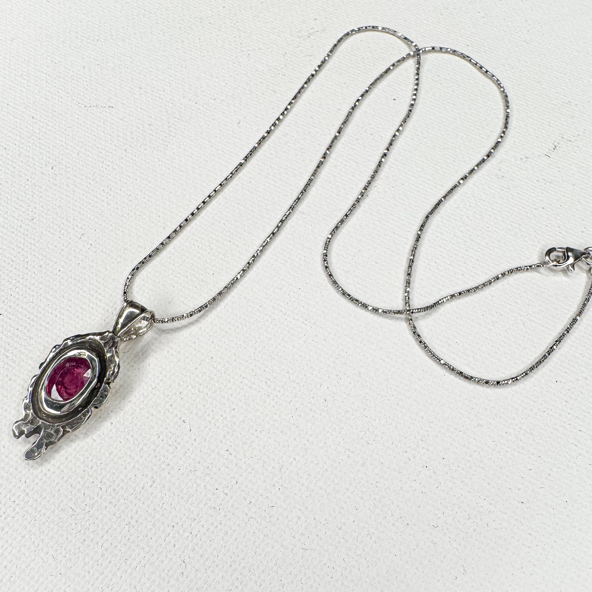 Puss Moth Head Necklace