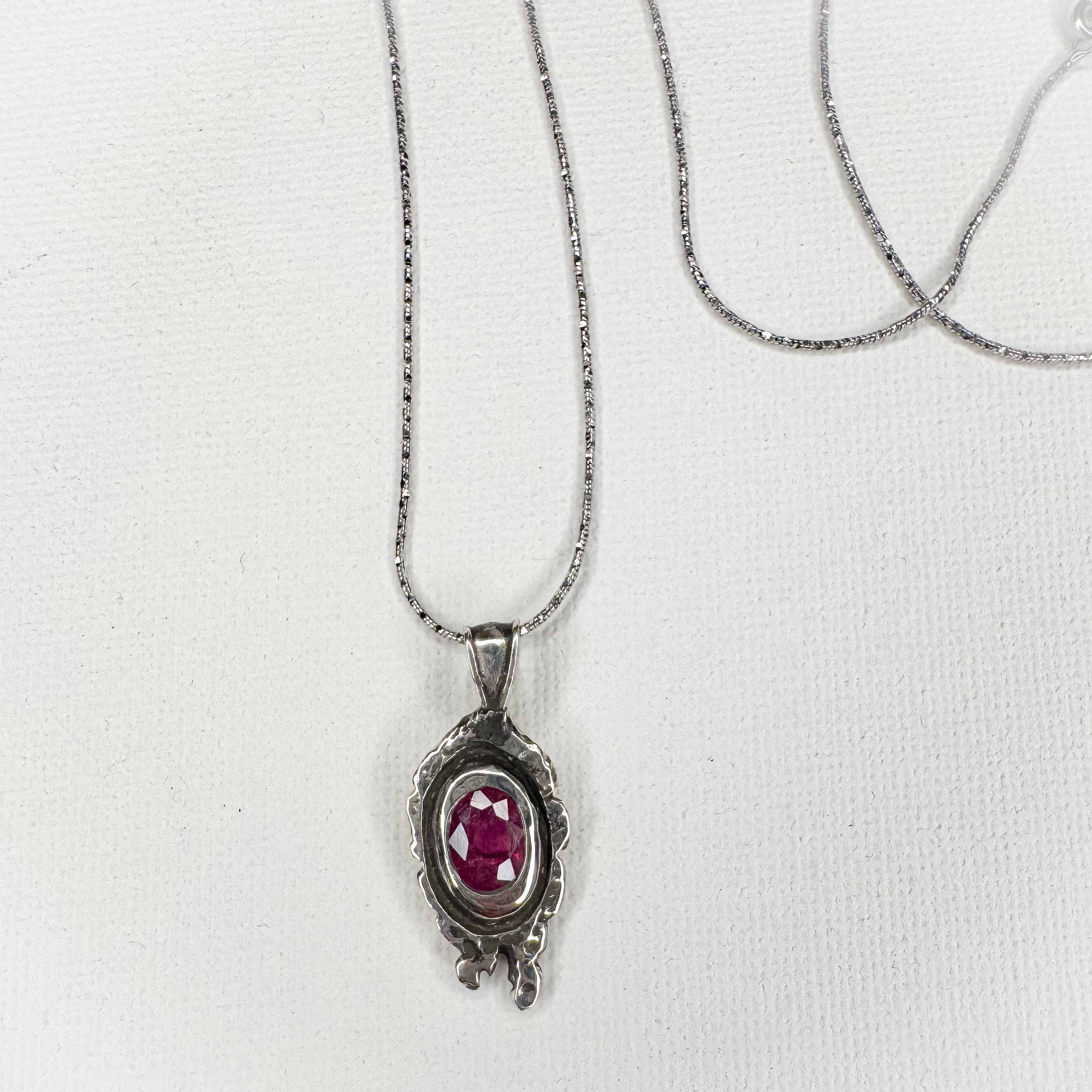 Puss Moth Head Necklace