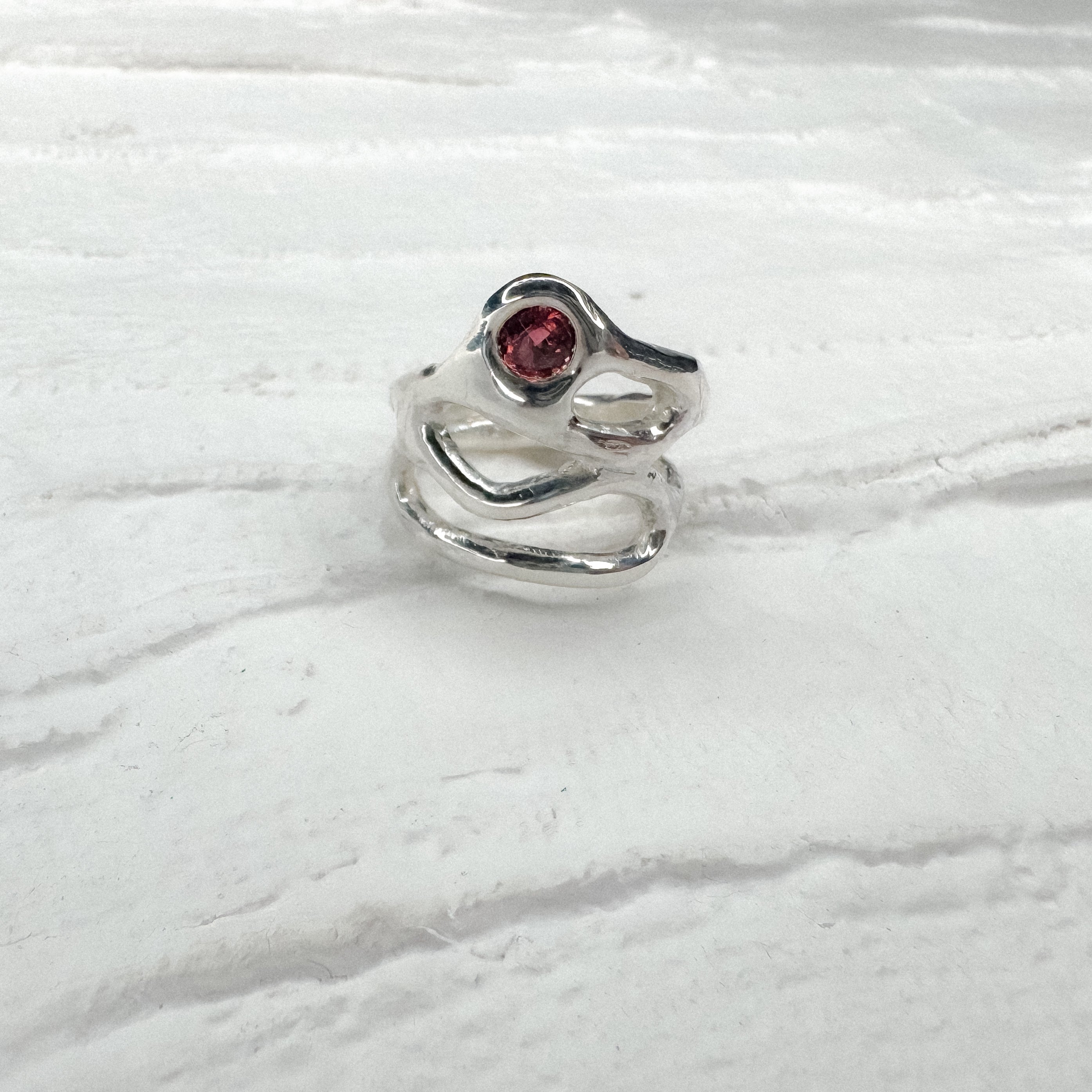 Free-Hand Abstract Form Ring