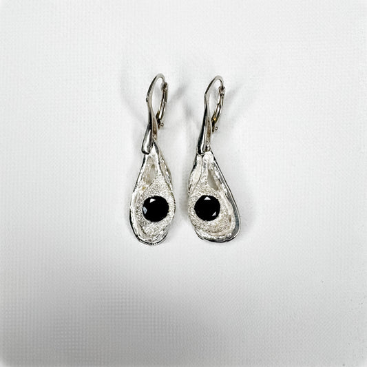 Back bird Eyes Earrings