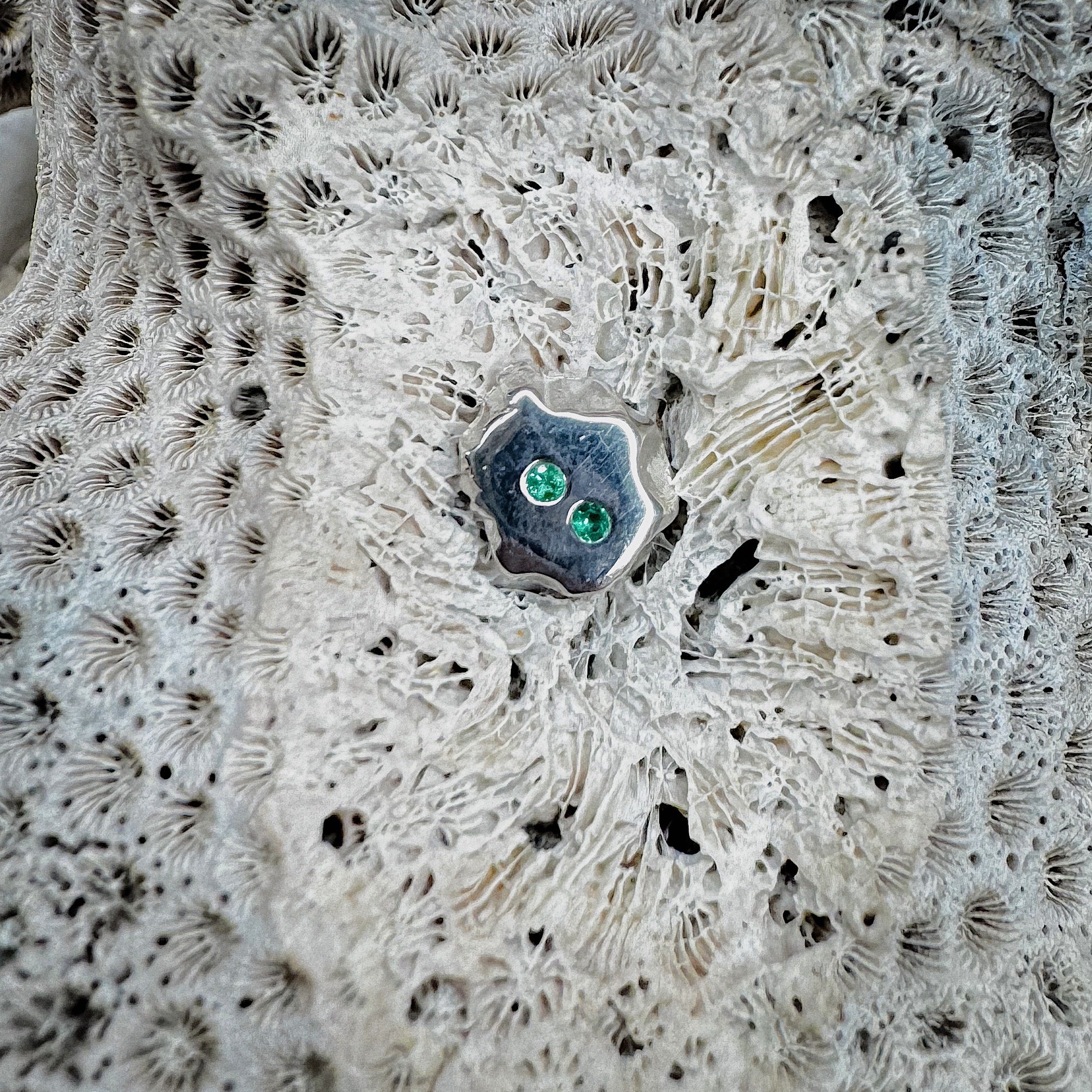 Rough Rock Stud Earrings