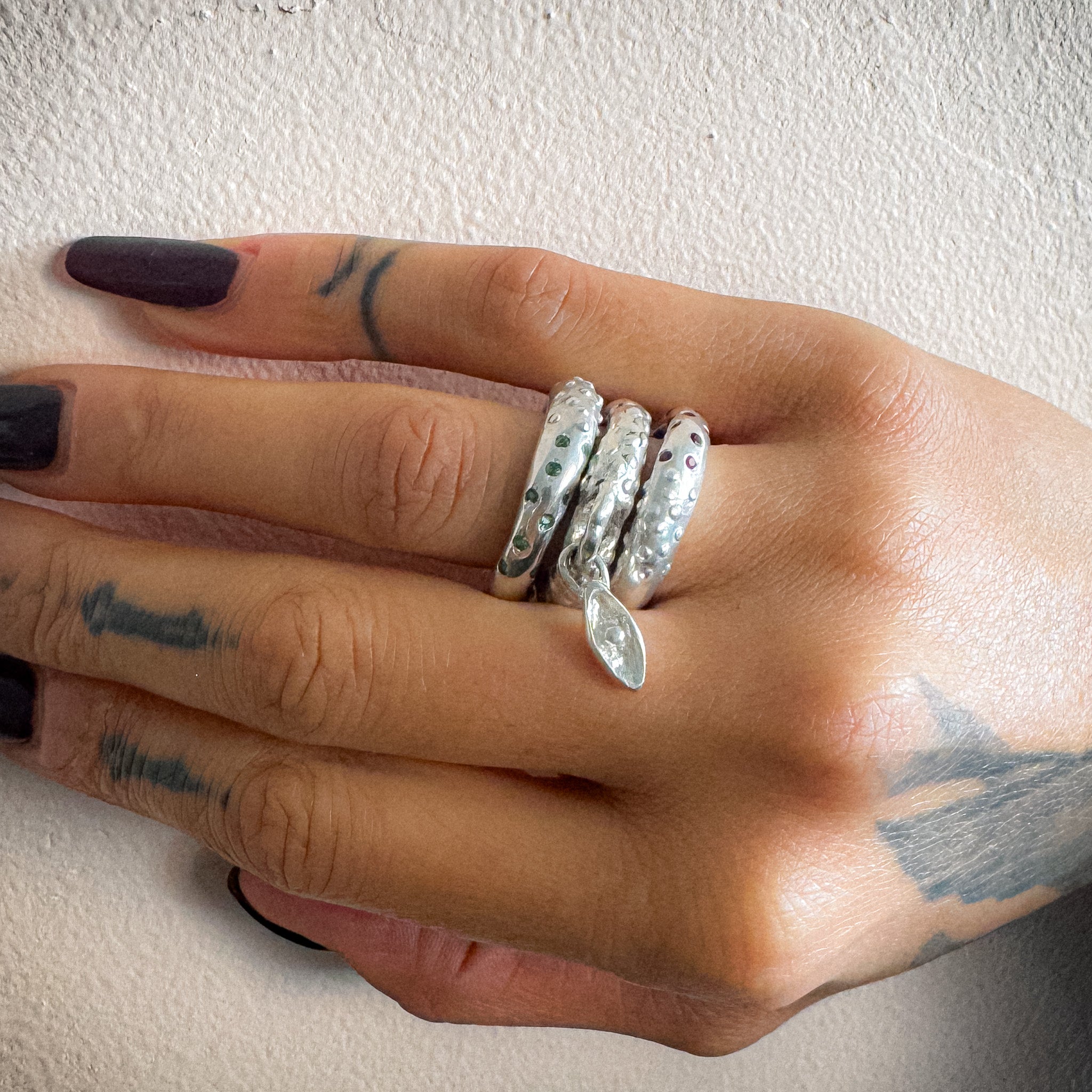 Double One Eye Ring