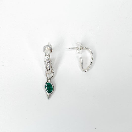 Tear Drop Charm Earrings Set