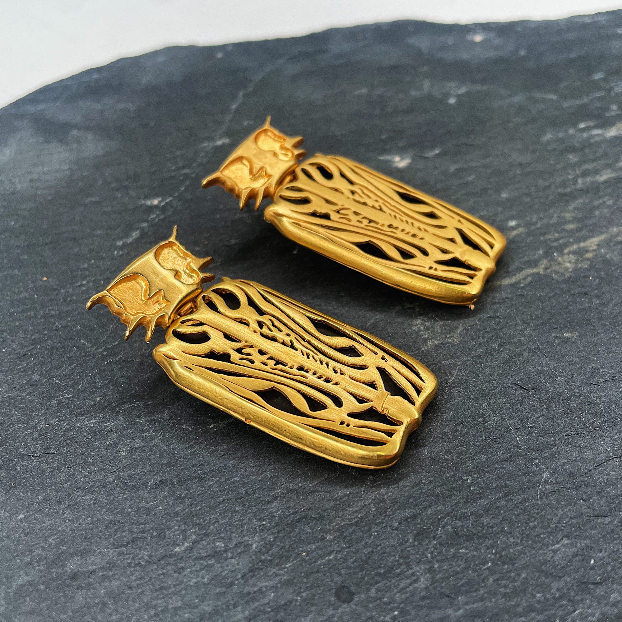 Longhorn Beetle Earrings