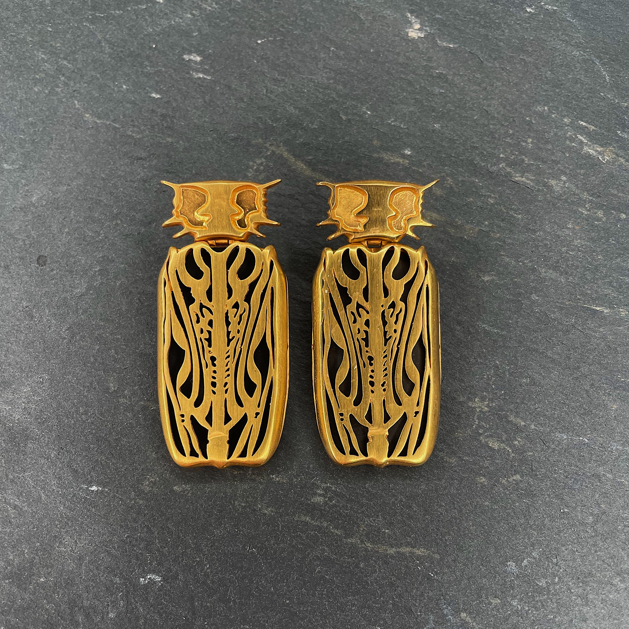 Longhorn Beetle Earrings