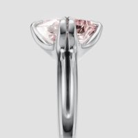 Princess-Cut Engagement Ring in Platinum