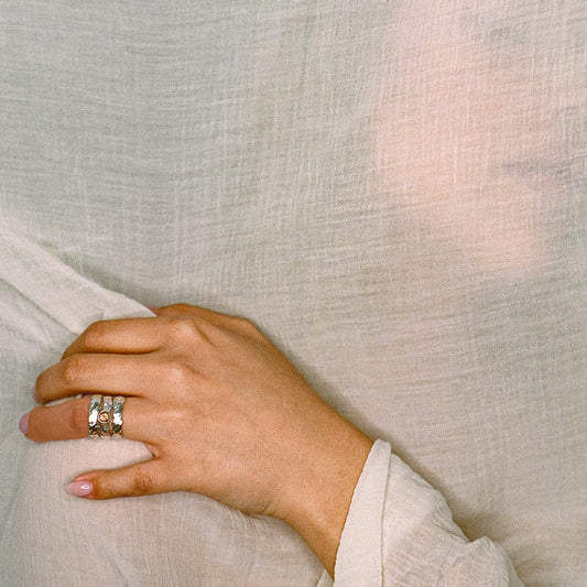Sculptured Ring Set
