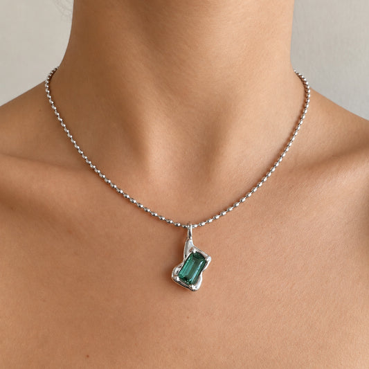 Jumbo Bubble Tourmaline Necklace