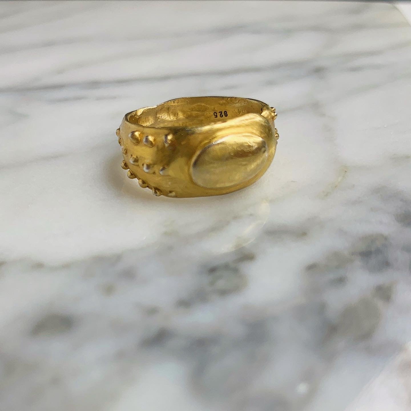 The Golden House weevil Bug Ring