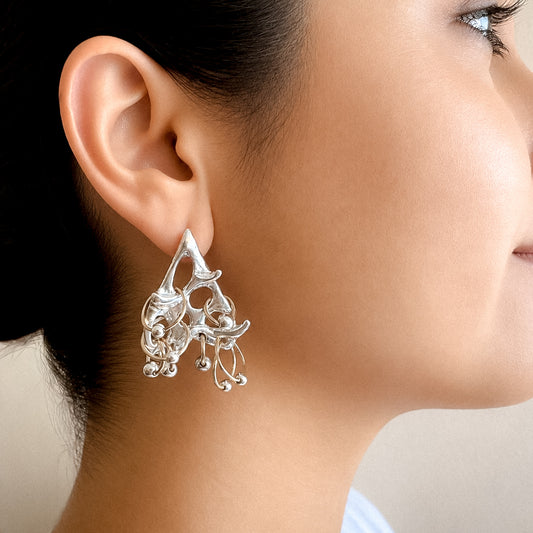 Tangle Heart Earrings