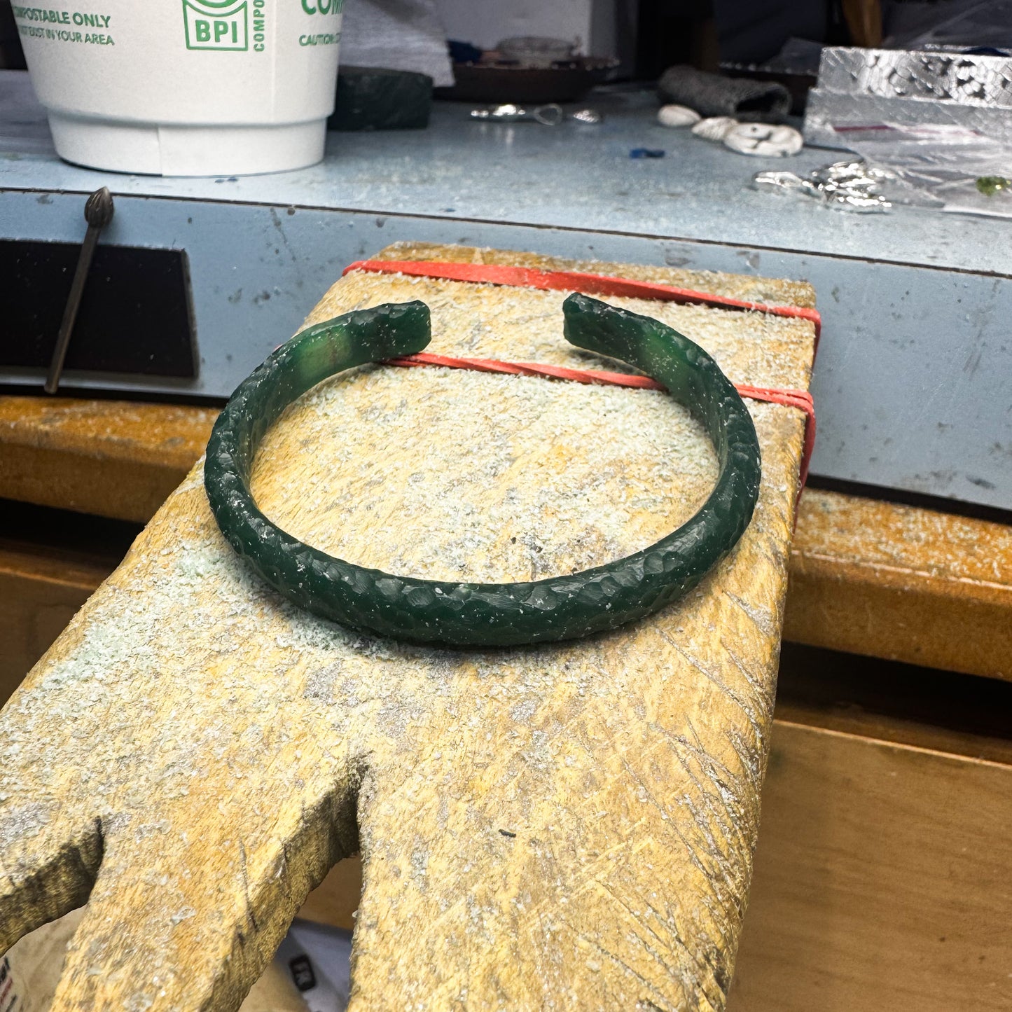 Custom Hinged Cuff Bracelet