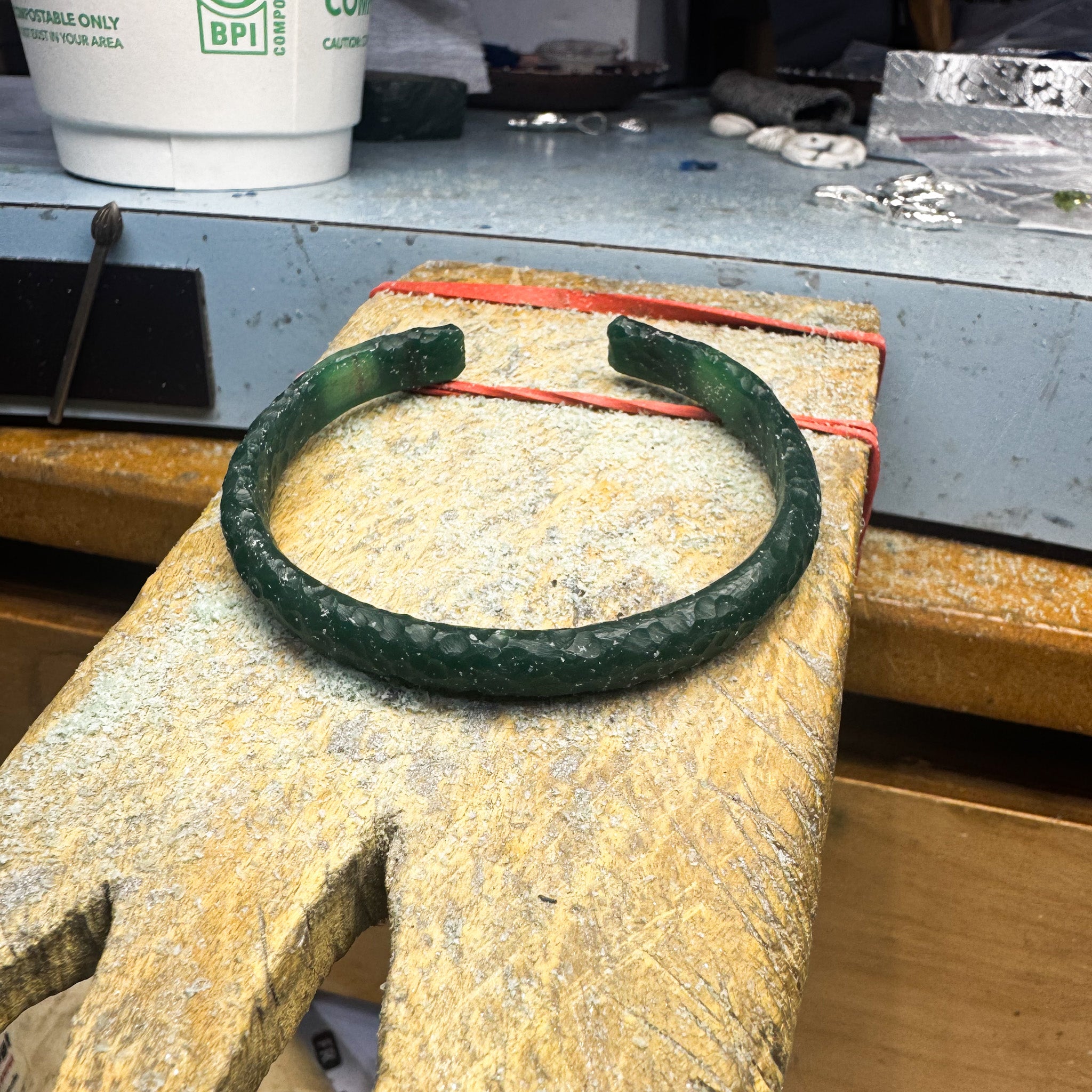 Custom Hinged Cuff Bracelet