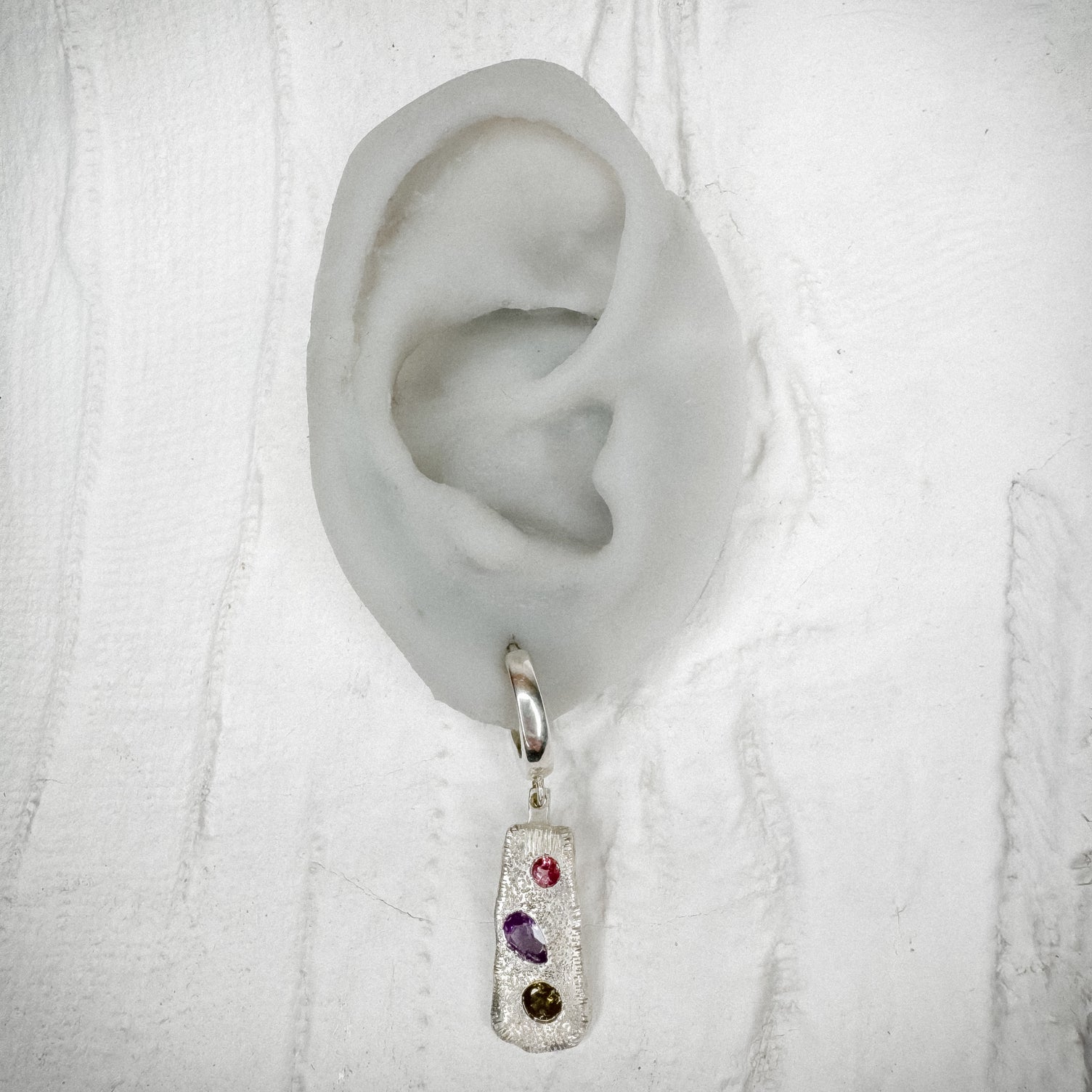 Multi-Colored Tourmalines Drop Earrings