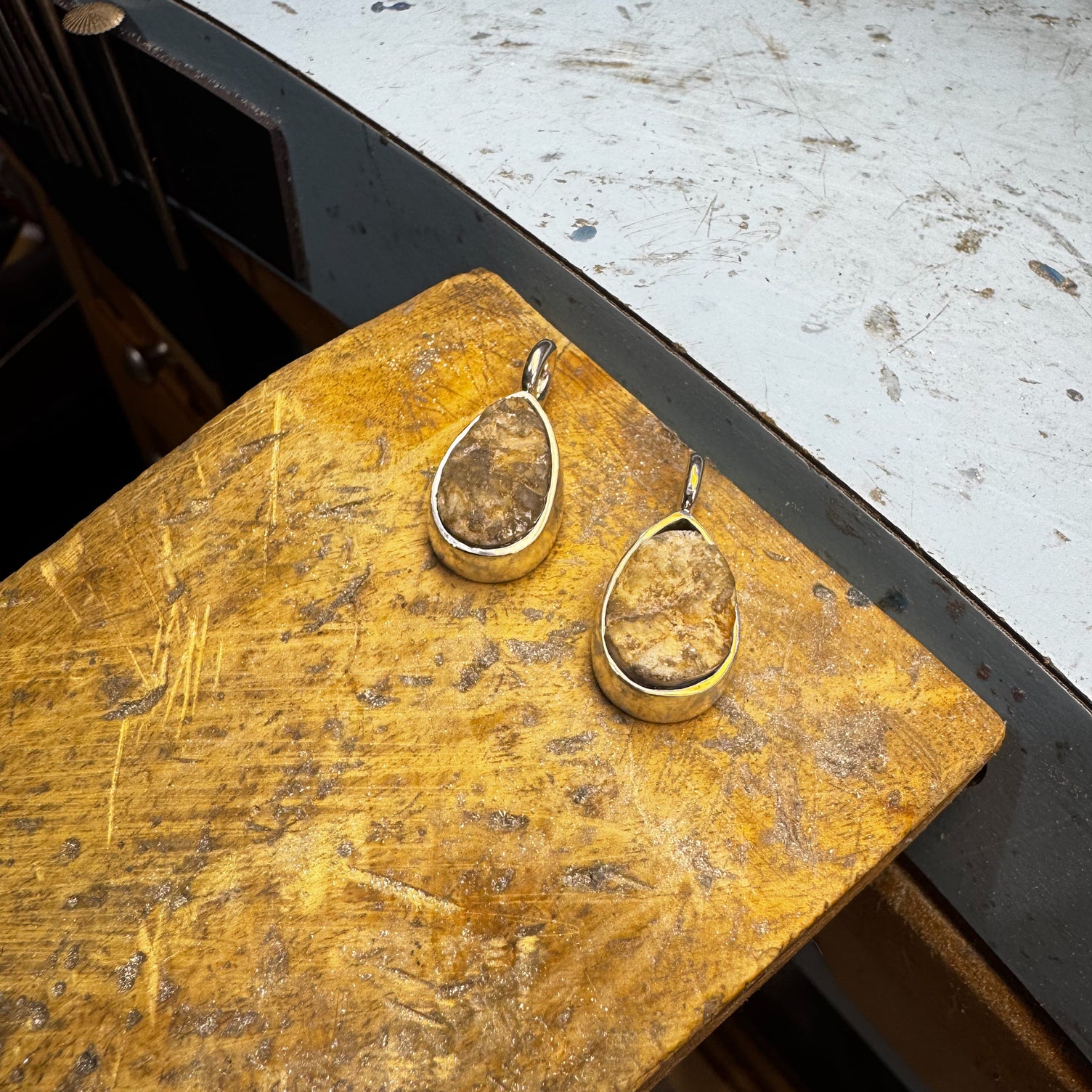 Rock base Pendent For A Couple