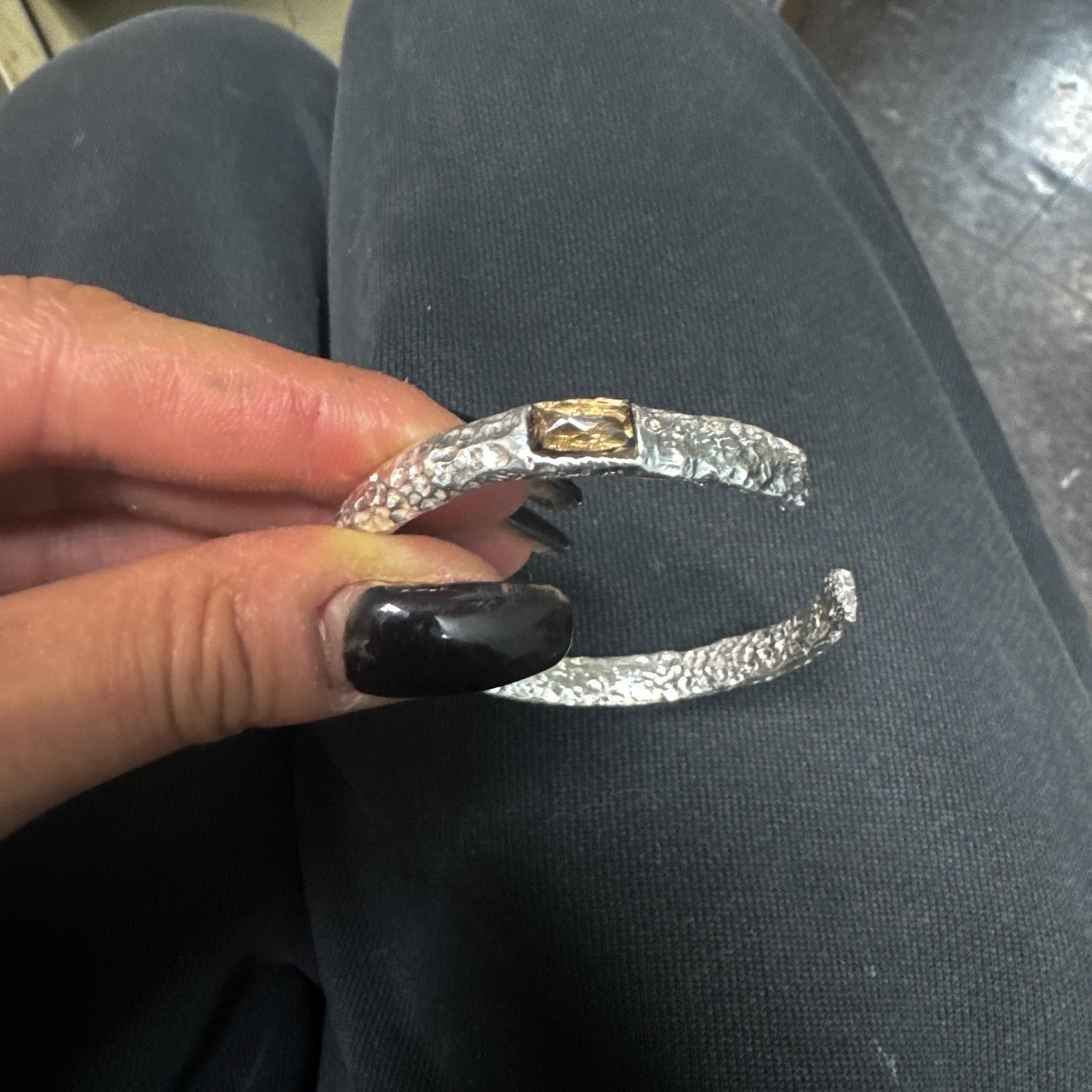 Custom Hinged Cuff Bracelet