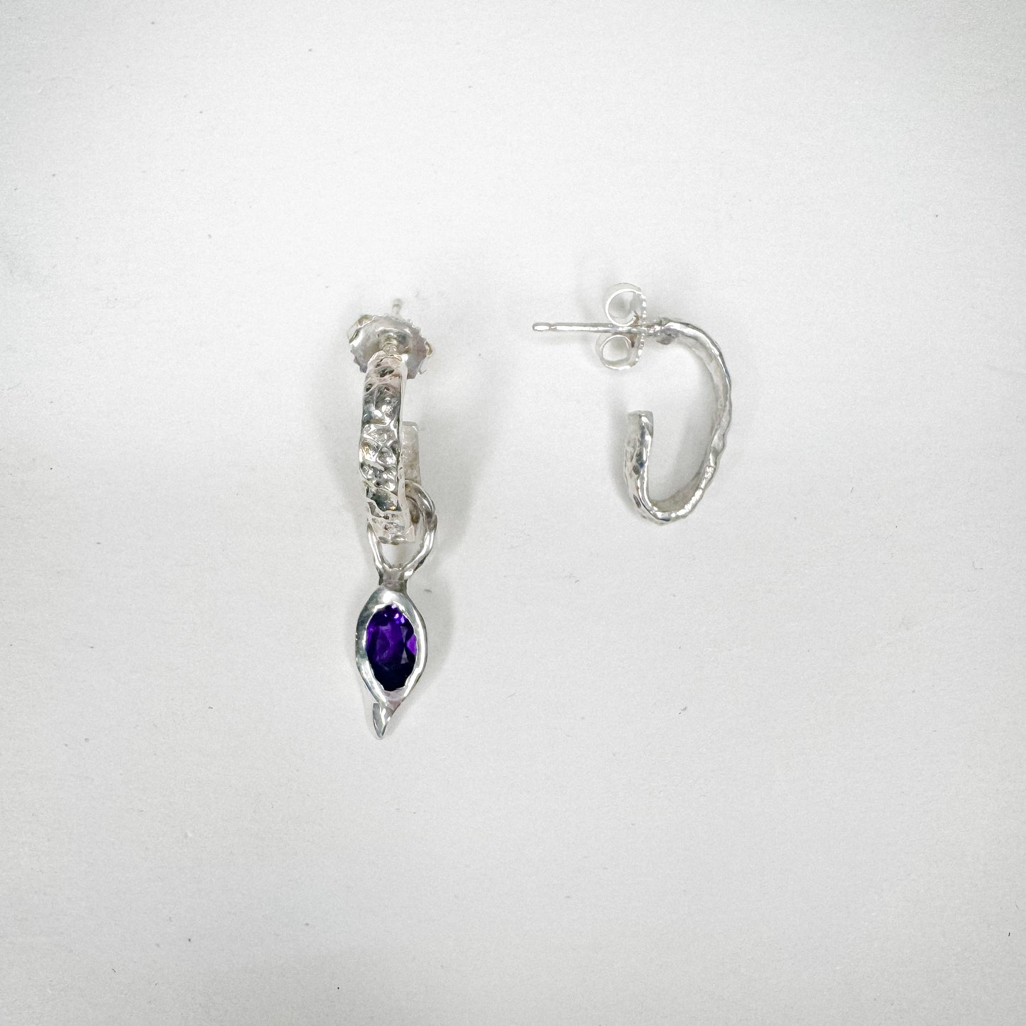 Tear Drop Charm Earrings Set
