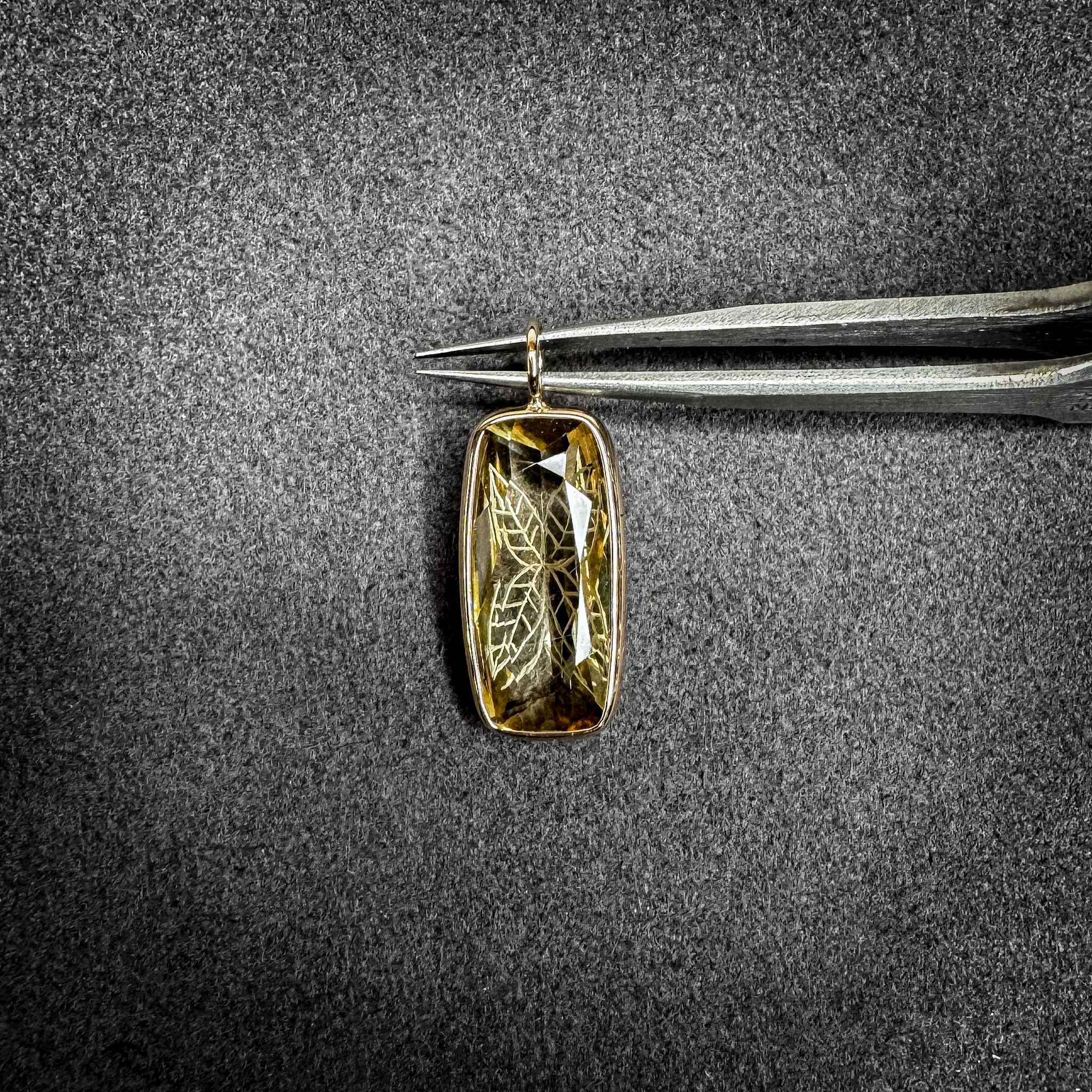 Yellow Butterfly Charm