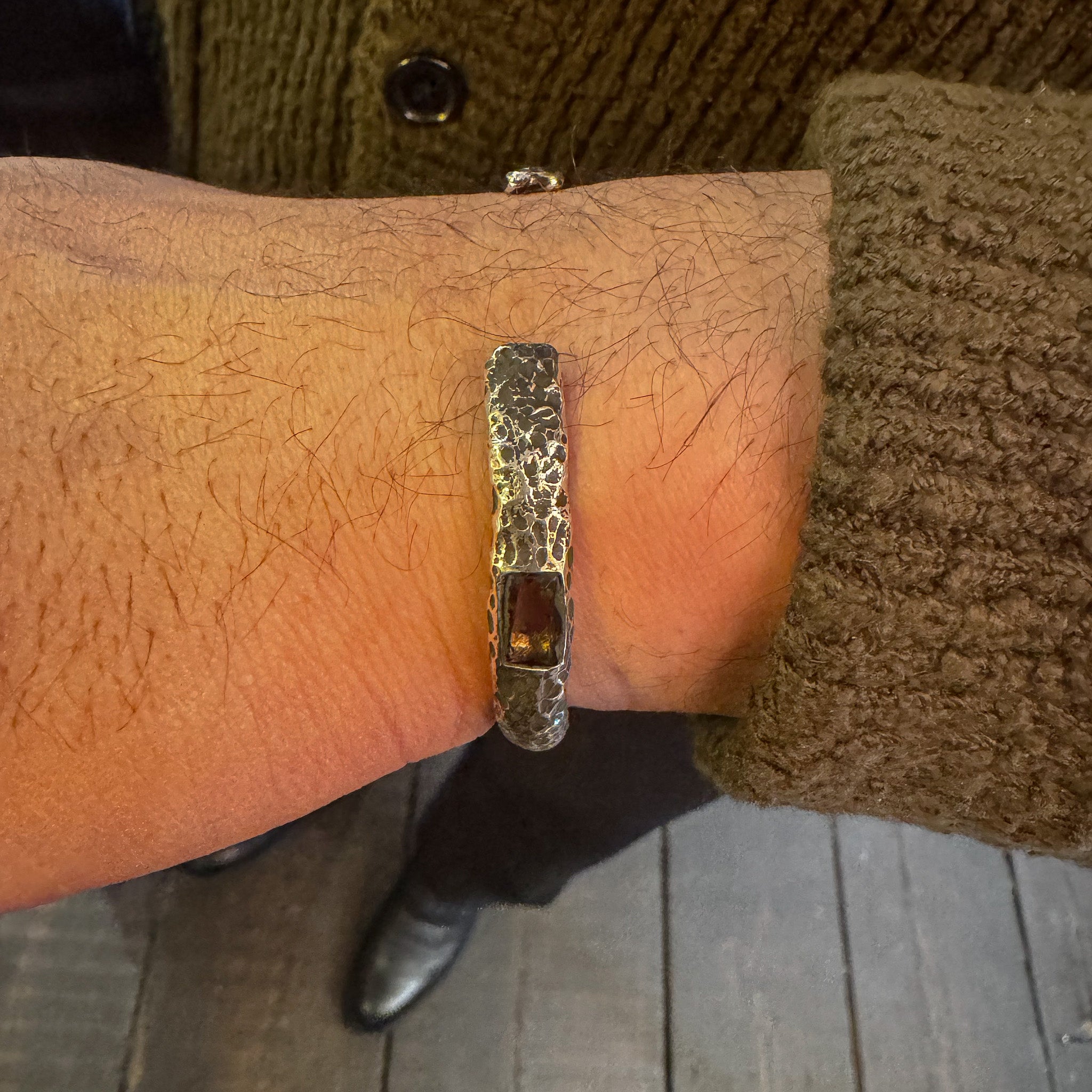 Custom Hinged Cuff Bracelet