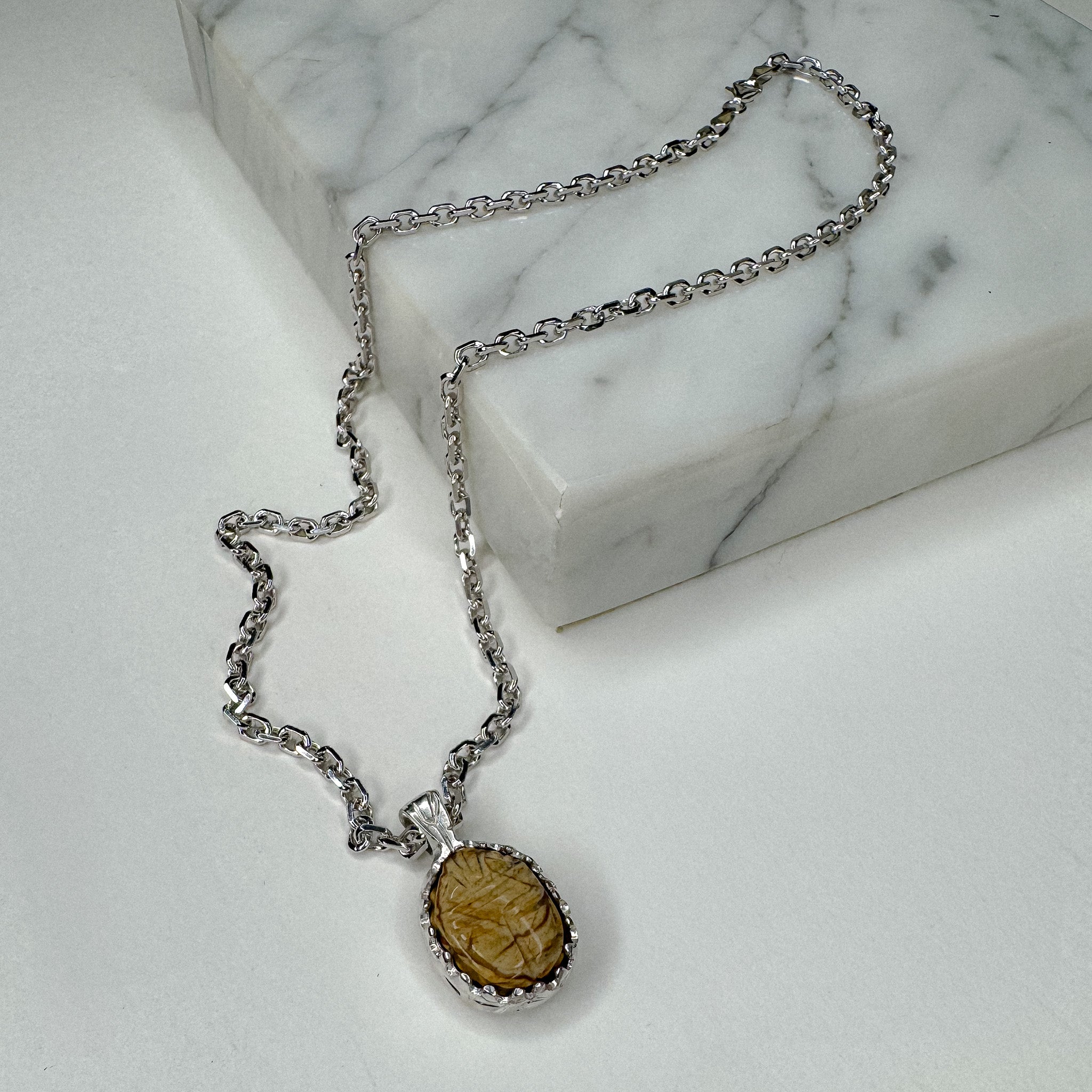 Dung Beetle Necklace