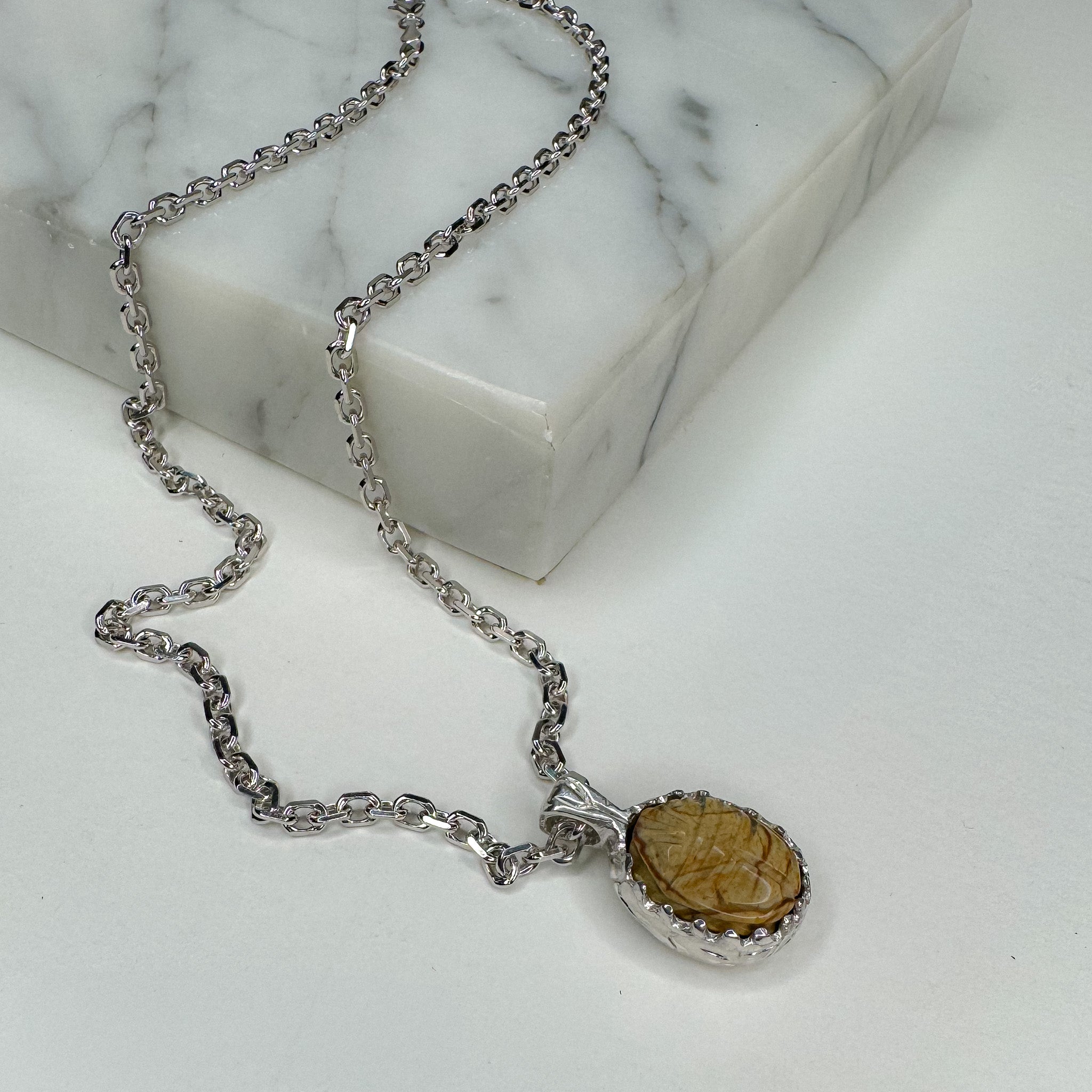Dung Beetle Necklace