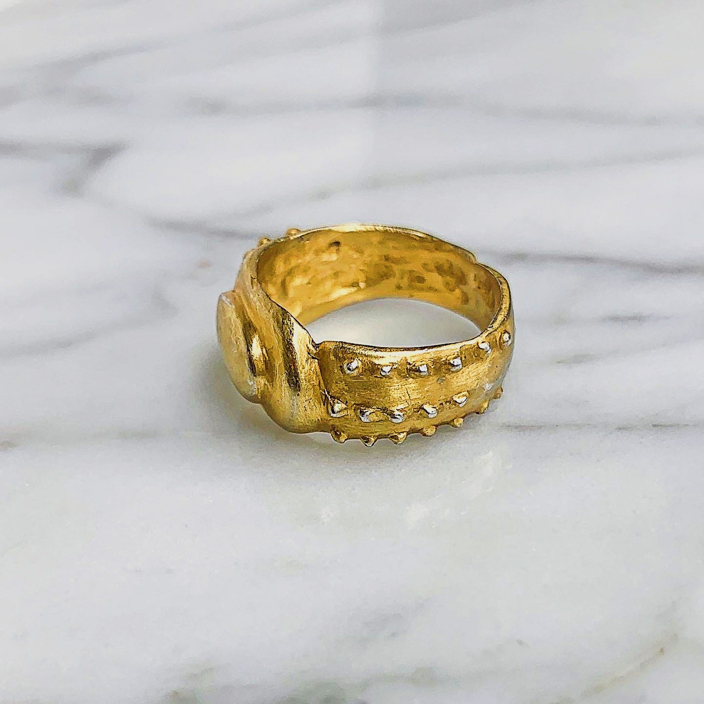 The Golden House weevil Bug Ring