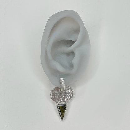 Lion Key Earrings Set