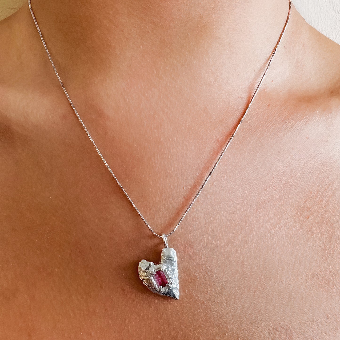 Rocky Heart Necklace