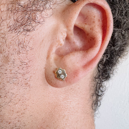 Rough  Rock Stud Earrings