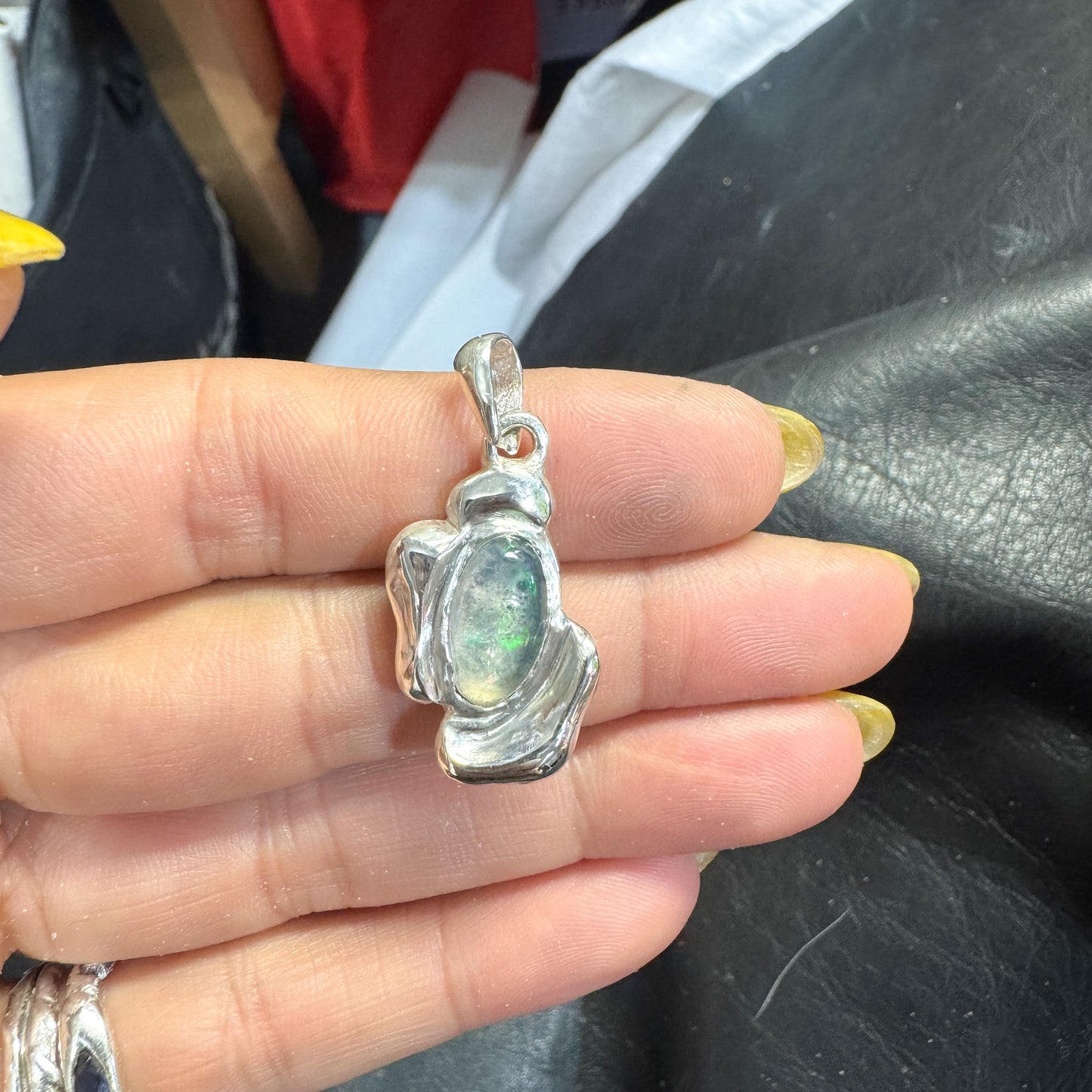 Flower Opal Pendant