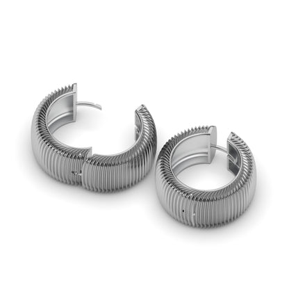 Rigid Jumbo Hoops Earrings