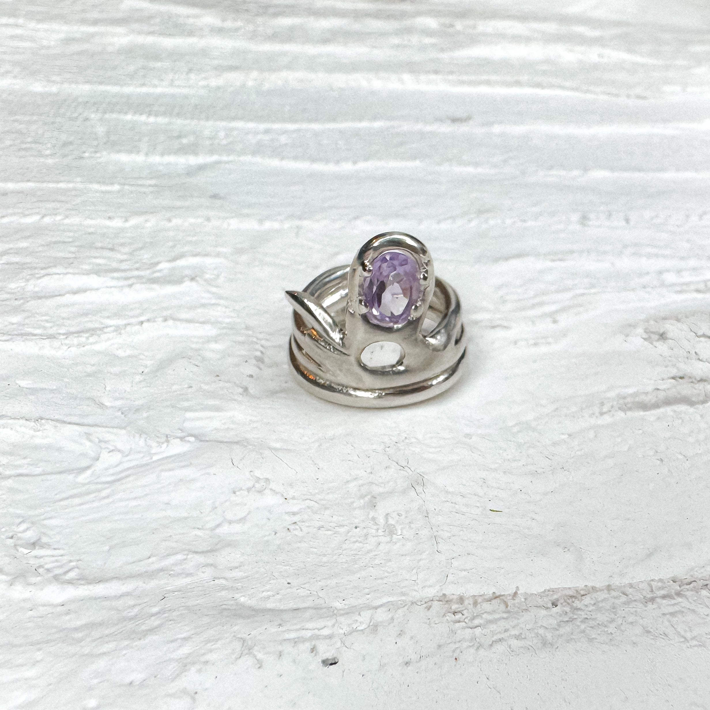 Free- Hand Bellflower Ring