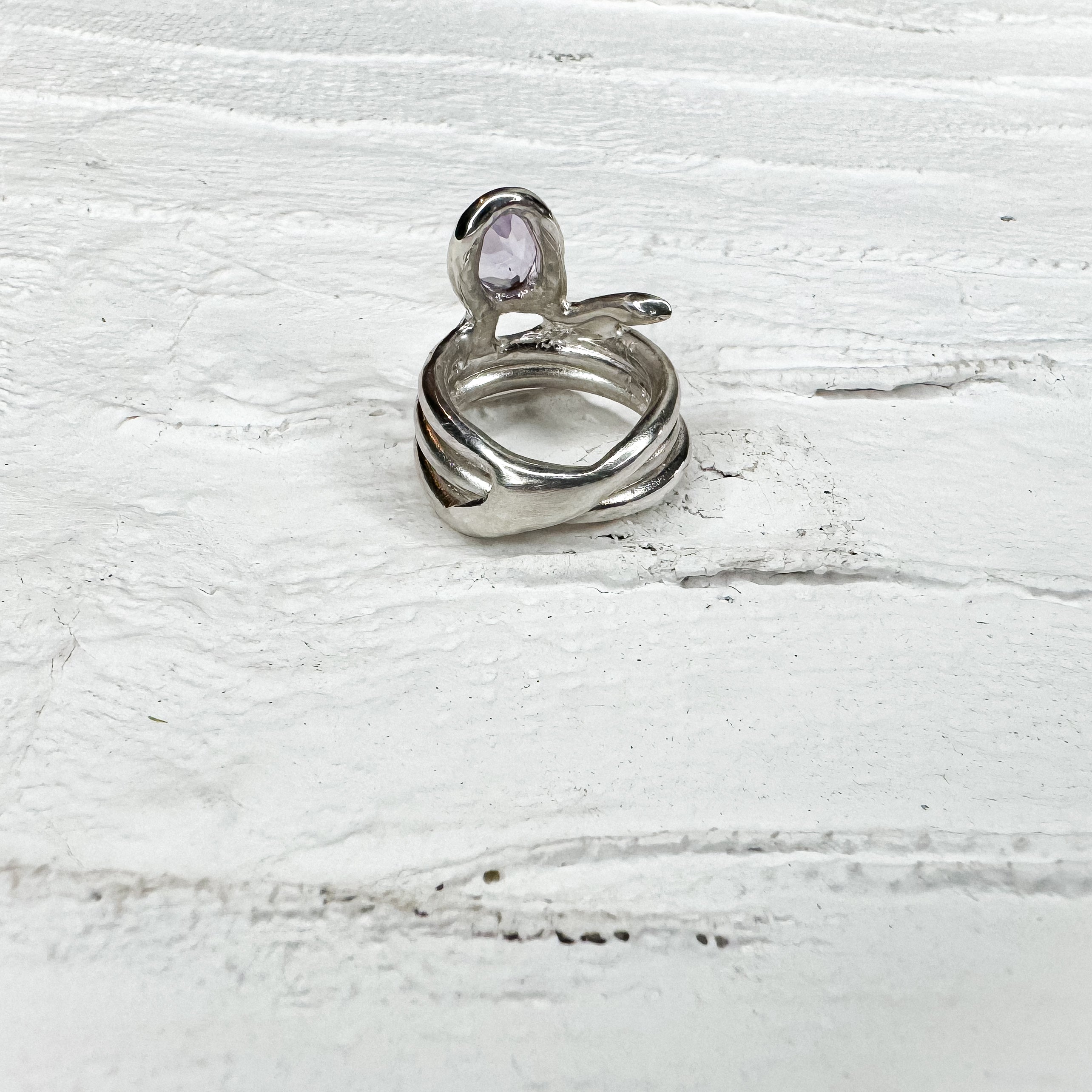 Free- Hand Bellflower Ring