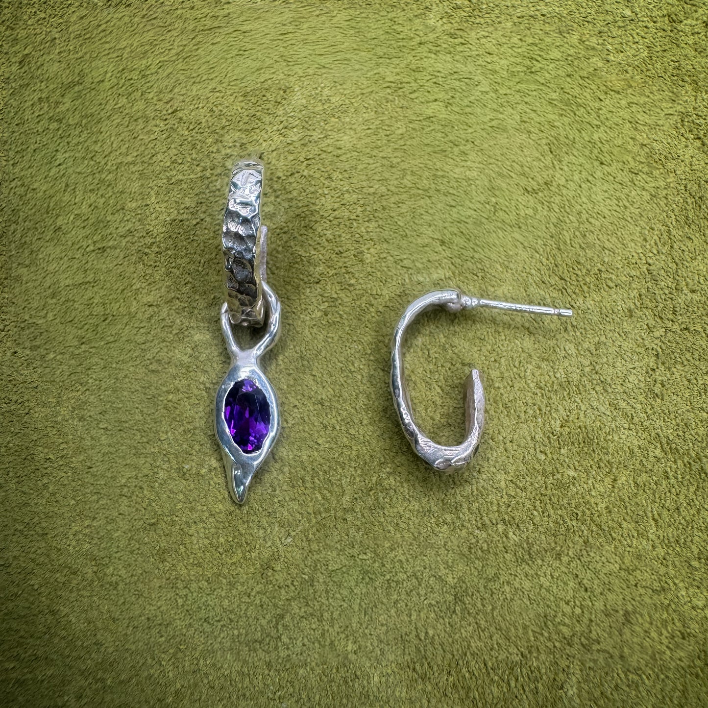 Tear Drop Charm Earrings Set