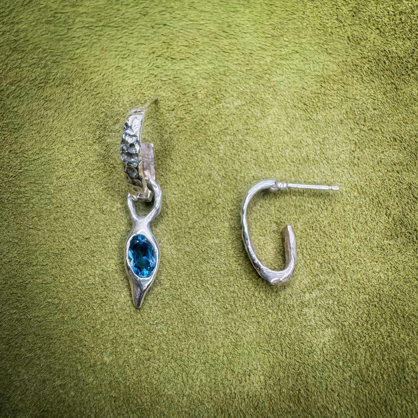 Tear Drop Charm Earrings Set