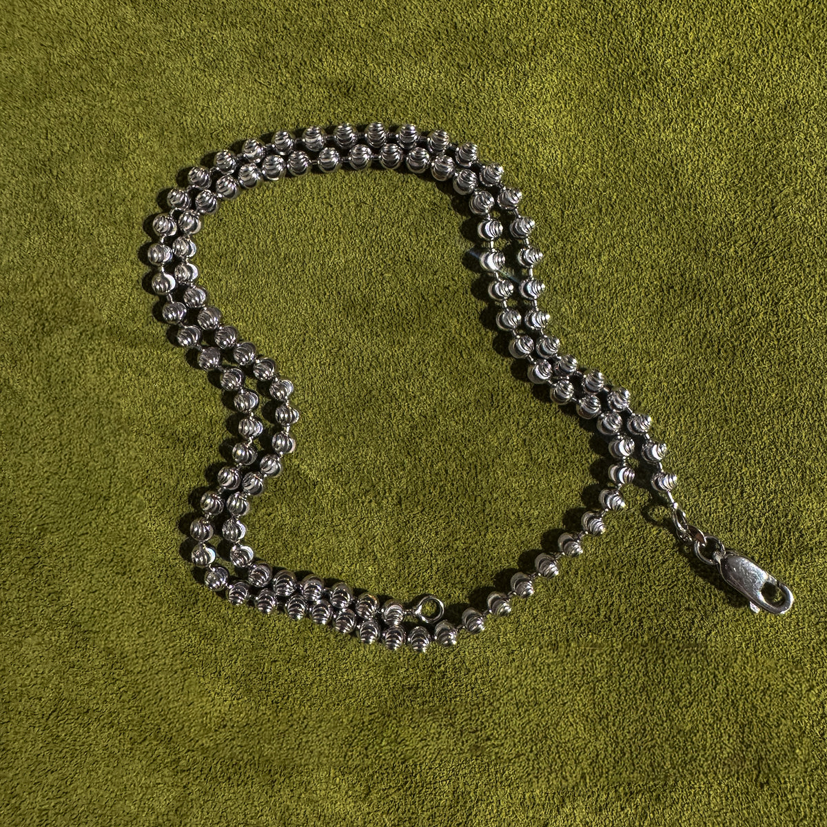 Textured Diamond Cut Ball Chain