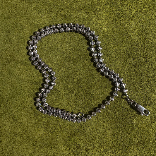 Textured Diamond Cut Ball Chain