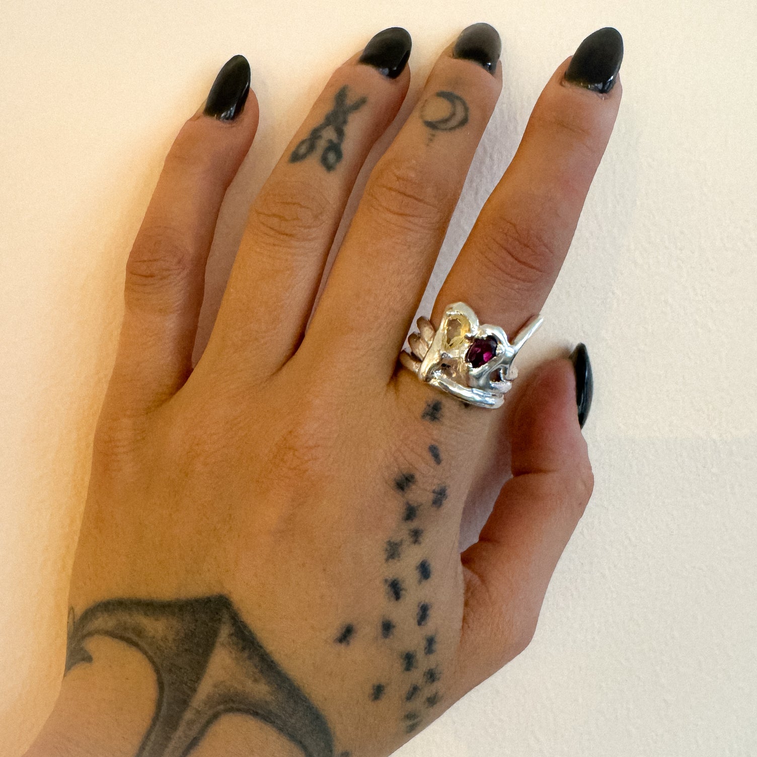 Dripping Broken Heart Ring
