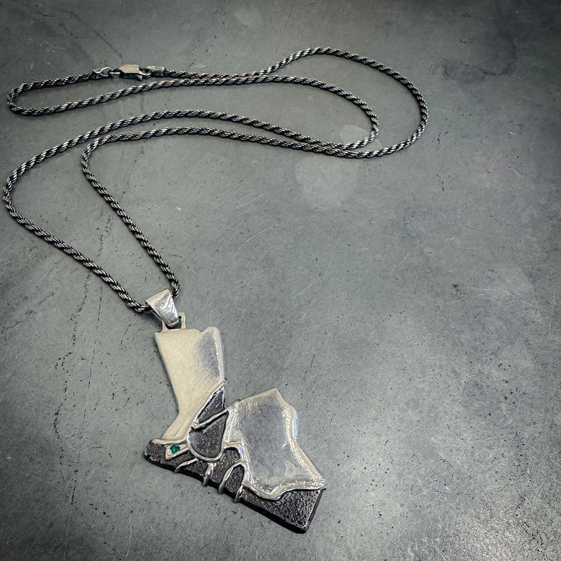 Jordan Map Necklace