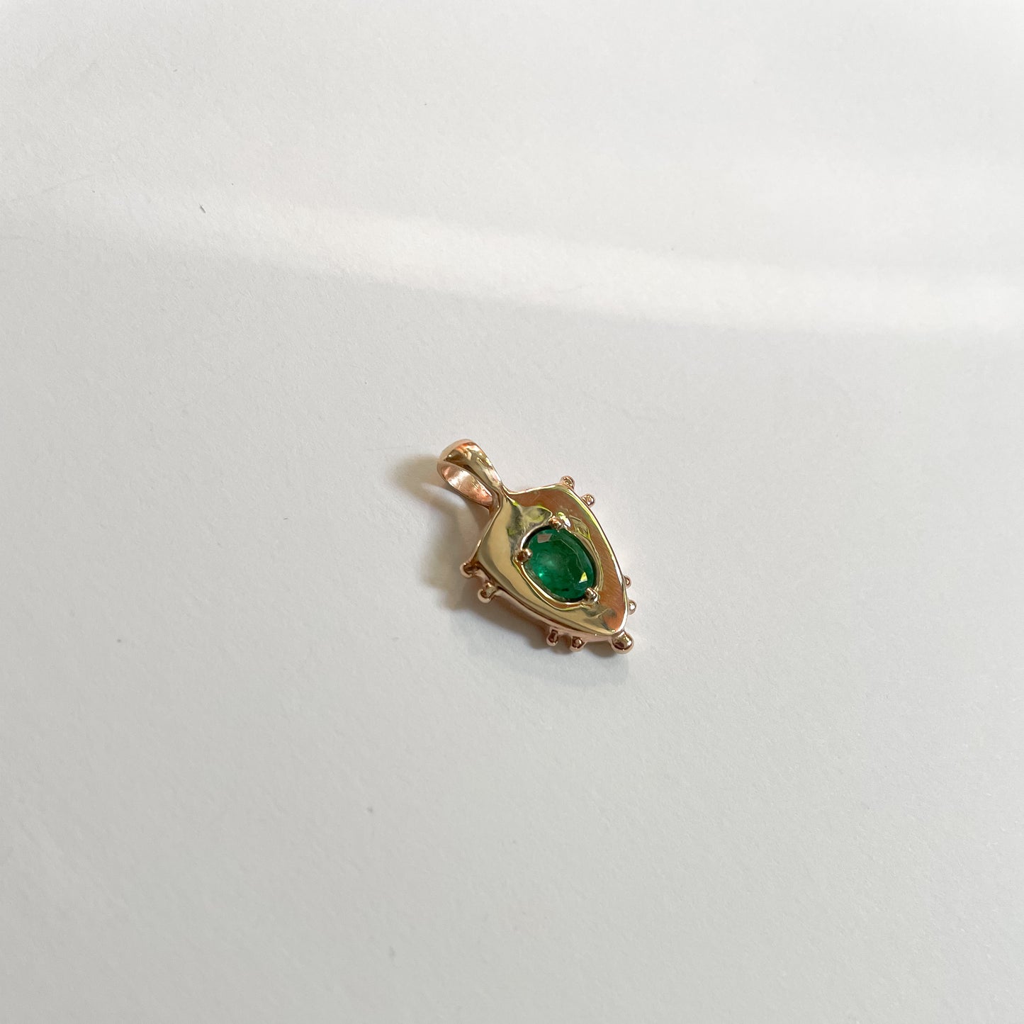 Basmati Emerald Pendant