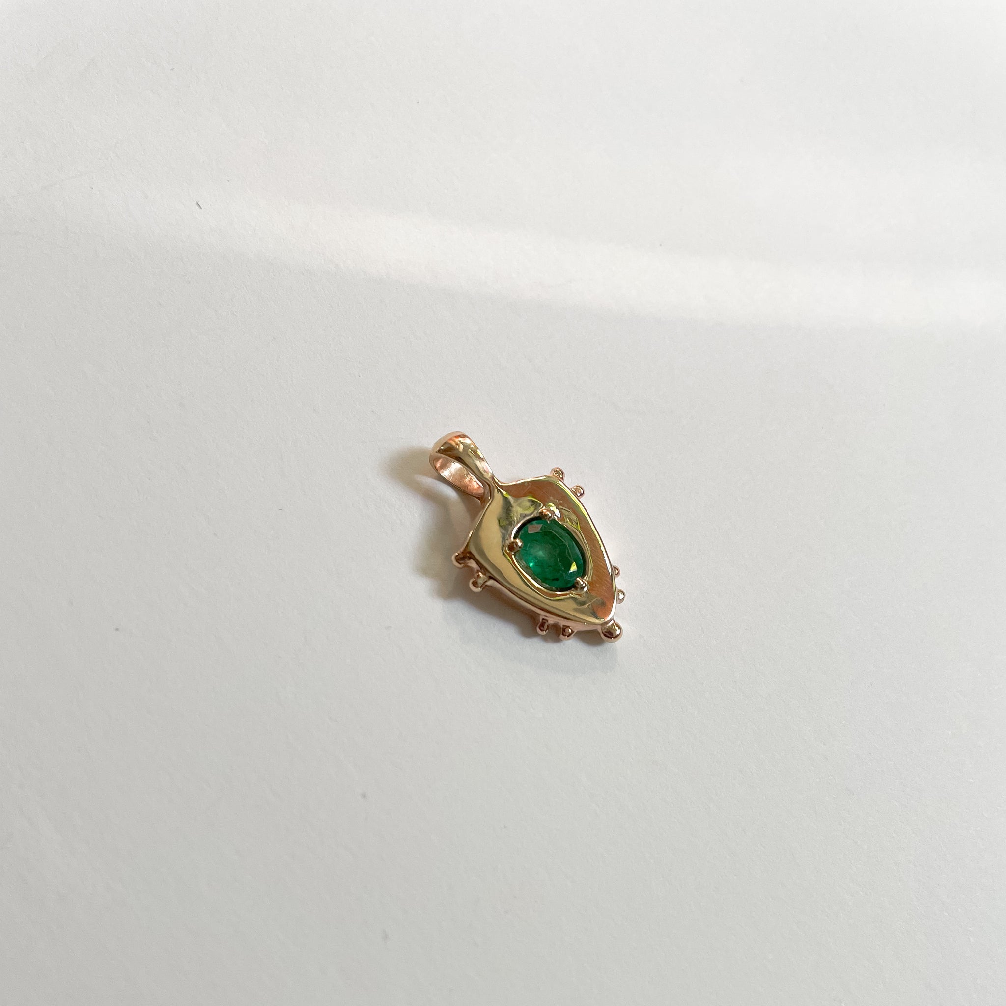 Basmati Emerald Pendant