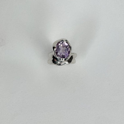 Irregular Amethyst Ring